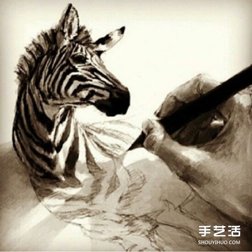 創(chuàng)意3D立體畫作品圖片 “躍然紙上”的畫作  -  rpnrmr.com