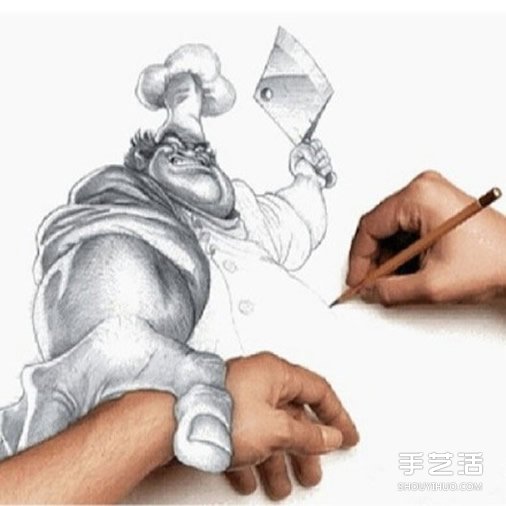 創(chuàng)意3D立體畫作品圖片 “躍然紙上”的畫作  -  rpnrmr.com