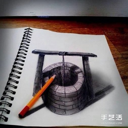 創(chuàng)意3D立體畫作品圖片 “躍然紙上”的畫作  -  rpnrmr.com