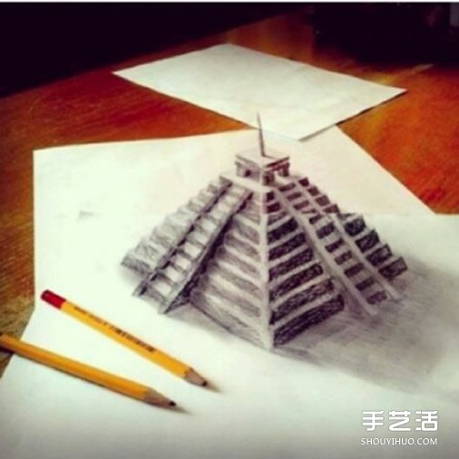 創(chuàng)意3D立體畫作品圖片 “躍然紙上”的畫作  -  rpnrmr.com