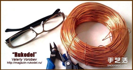 金屬絲串珠掛飾DIY圖解 精致繞線掛件手工制作 -  rpnrmr.com