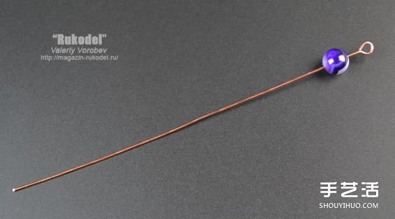 金屬絲串珠掛飾DIY圖解 精致繞線掛件手工制作 -  rpnrmr.com