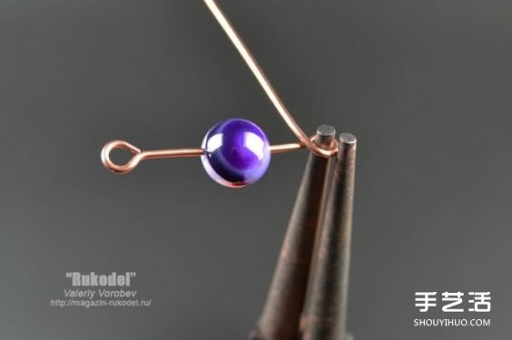金屬絲串珠掛飾DIY圖解 精致繞線掛件手工制作 -  rpnrmr.com