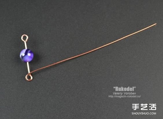 金屬絲串珠掛飾DIY圖解 精致繞線掛件手工制作 -  rpnrmr.com