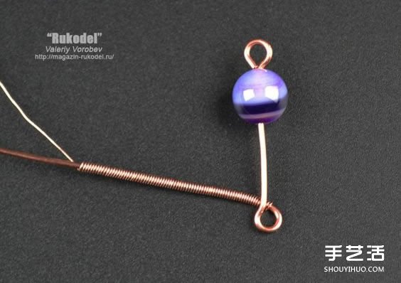金屬絲串珠掛飾DIY圖解 精致繞線掛件手工制作 -  rpnrmr.com