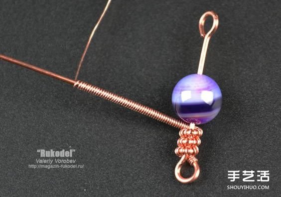 金屬絲串珠掛飾DIY圖解 精致繞線掛件手工制作 -  rpnrmr.com