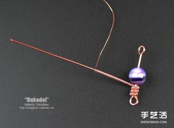金屬絲串珠掛飾DIY圖解 精致繞線掛件手工制作 -  rpnrmr.com