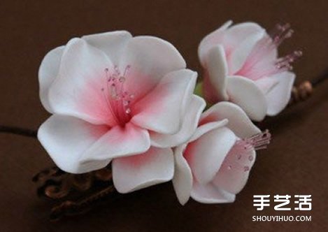 軟陶制作梅花的方法 手工軟陶梅花的做法圖解 -  rpnrmr.com