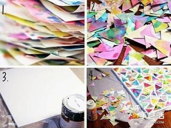 剪紙拼貼裝飾畫小制作 小朋友也可以輕松完成 -  rpnrmr.com