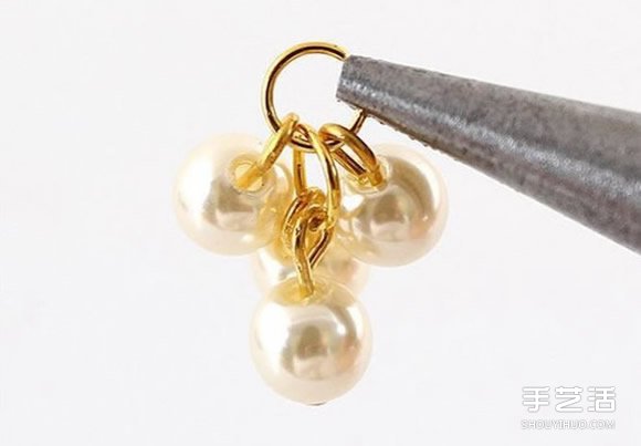 珍珠裝飾發(fā)繩DIY圖解 串珠果實(shí)發(fā)繩手工制作 -  rpnrmr.com