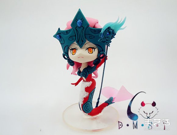超輕粘土美人魚戰(zhàn)士圖片 美人魚戰(zhàn)士粘土作品 -  rpnrmr.com