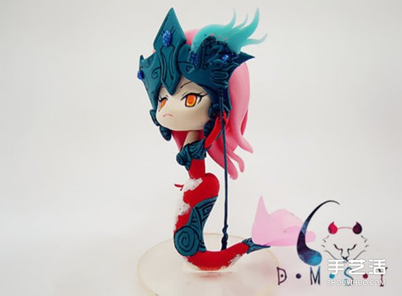 超輕粘土美人魚戰(zhàn)士圖片 美人魚戰(zhàn)士粘土作品 -  rpnrmr.com