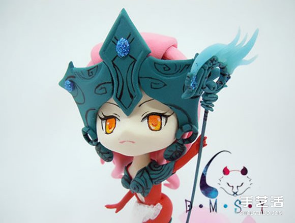 超輕粘土美人魚戰(zhàn)士圖片 美人魚戰(zhàn)士粘土作品 -  rpnrmr.com