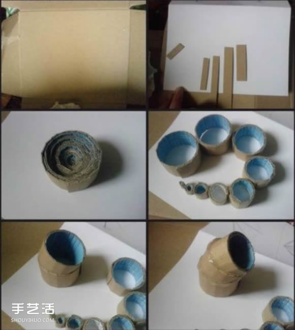 手工制作羚羊角的方法 硬紙板羚羊角做法圖解 -  rpnrmr.com