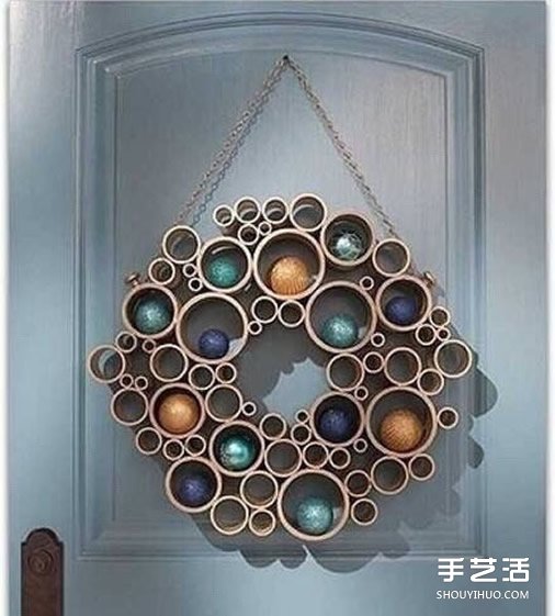 漂亮房門裝飾用PVC管做 PVC管制作掛飾的方法 -  rpnrmr.com