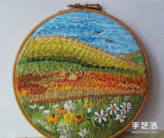 繡棚手工刺繡圖片 繁花似錦的圖案讓人陶醉 -  rpnrmr.com