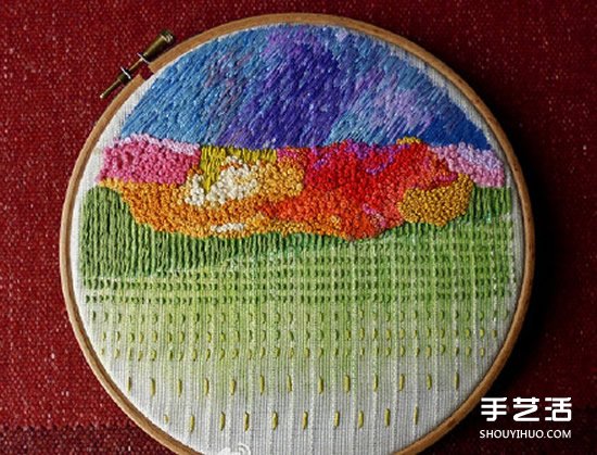 繡棚手工刺繡圖片 繁花似錦的圖案讓人陶醉 -  rpnrmr.com