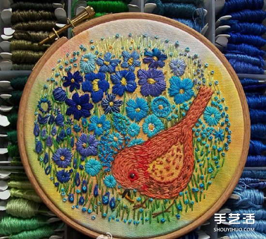 繡棚手工刺繡圖片 繁花似錦的圖案讓人陶醉 -  rpnrmr.com