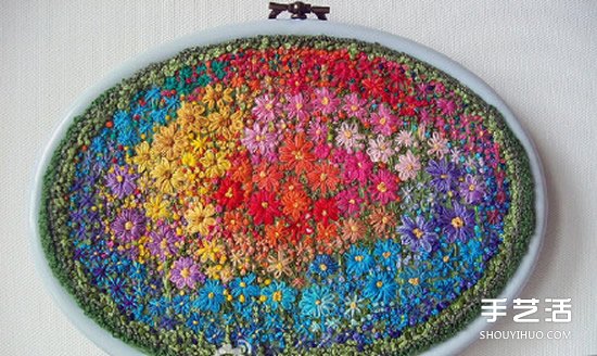 繡棚手工刺繡圖片 繁花似錦的圖案讓人陶醉 -  rpnrmr.com