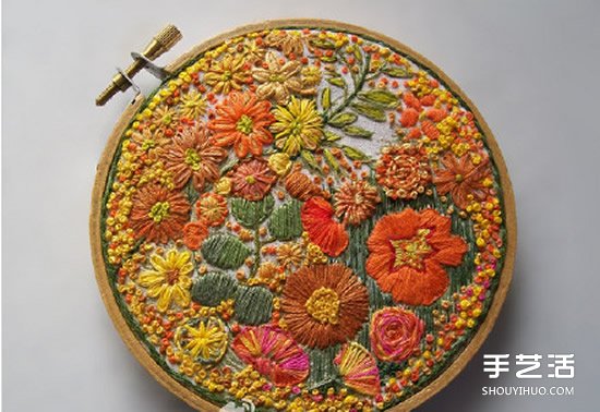 繡棚手工刺繡圖片 繁花似錦的圖案讓人陶醉 -  rpnrmr.com