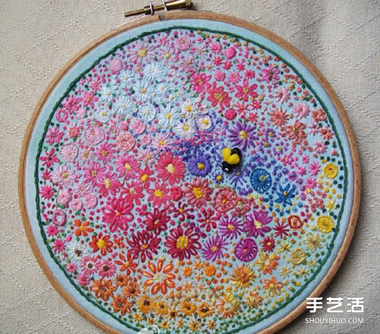 繡棚手工刺繡圖片 繁花似錦的圖案讓人陶醉 -  rpnrmr.com