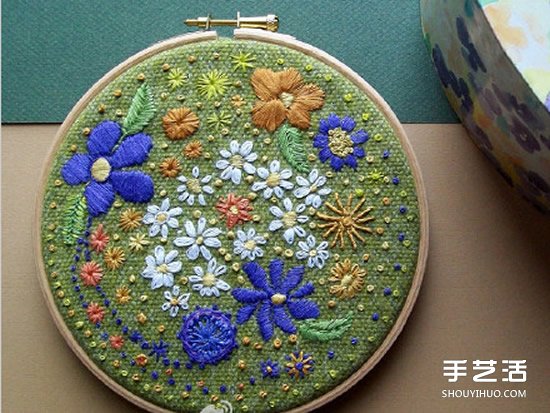 繡棚手工刺繡圖片 繁花似錦的圖案讓人陶醉 -  rpnrmr.com