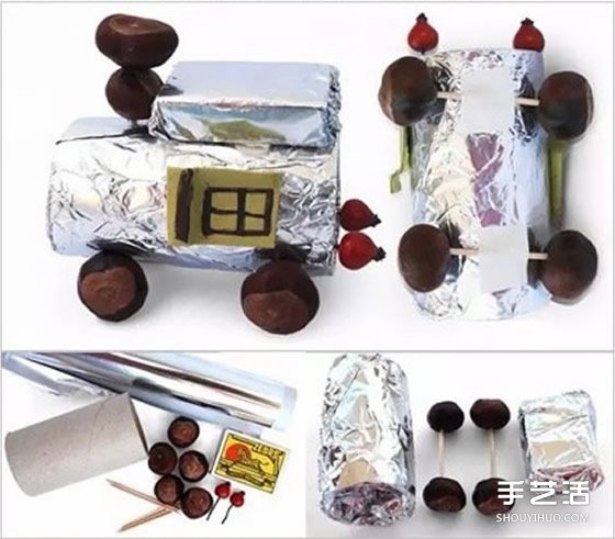 卷紙筒小汽車玩具制作 簡單幼兒汽車玩具做法 -  rpnrmr.com