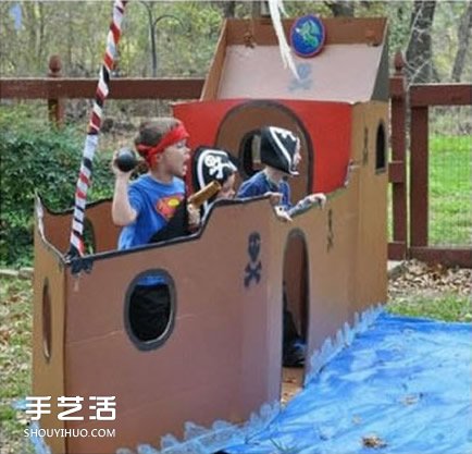 廢紙箱兒童玩具圖片 超好玩的紙箱做玩具作品 -  rpnrmr.com