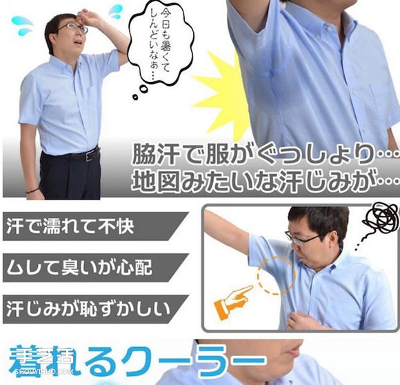 迷你腋下風(fēng)扇設(shè)計(jì) 讓你跟尷尬的腋下汗?jié)n說(shuō)拜拜 -  rpnrmr.com