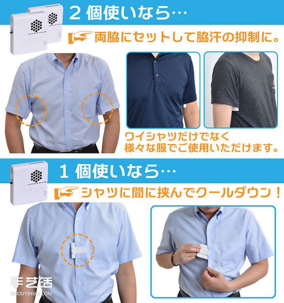 迷你腋下風(fēng)扇設(shè)計(jì) 讓你跟尷尬的腋下汗?jié)n說(shuō)拜拜 -  rpnrmr.com