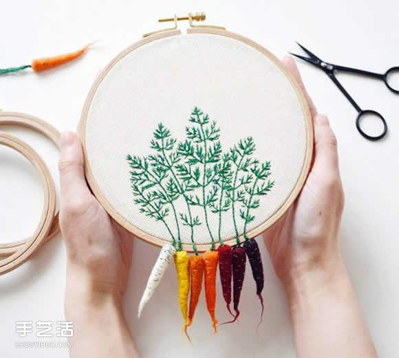 精美刺繡作品：巧手讓針線(xiàn)活跳出刺繡圈架 -  rpnrmr.com