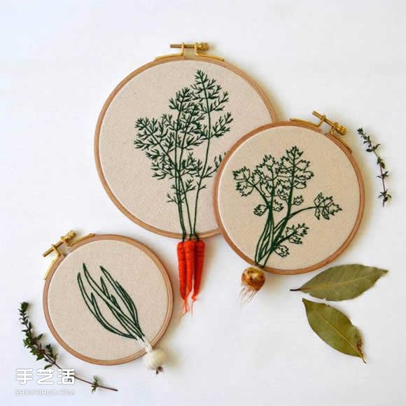 精美刺繡作品：巧手讓針線(xiàn)活跳出刺繡圈架 -  rpnrmr.com