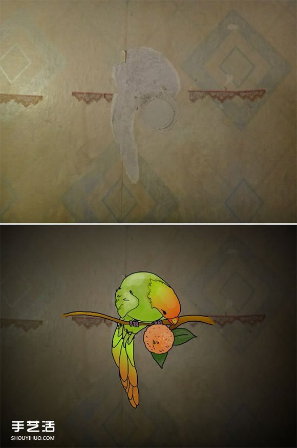 斑駁墻面的春天 歲月感成作品最獨特的色彩 -  rpnrmr.com