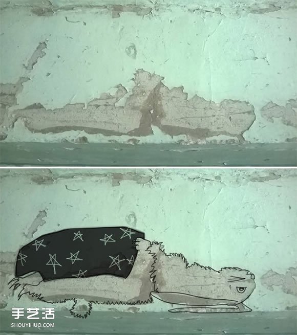斑駁墻面的春天 歲月感成作品最獨特的色彩 -  rpnrmr.com