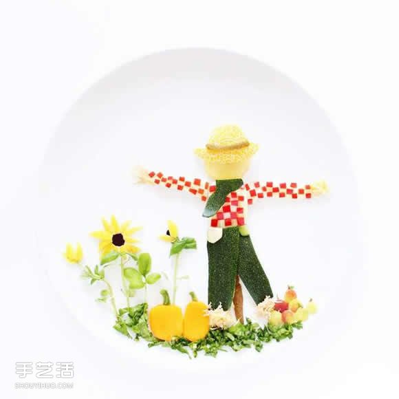 盤子上的藝術(shù) 利用蔬果廚余創(chuàng)作的烹飪畫布 -  rpnrmr.com