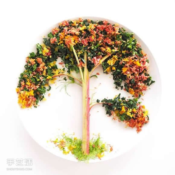 盤子上的藝術(shù) 利用蔬果廚余創(chuàng)作的烹飪畫布 -  rpnrmr.com