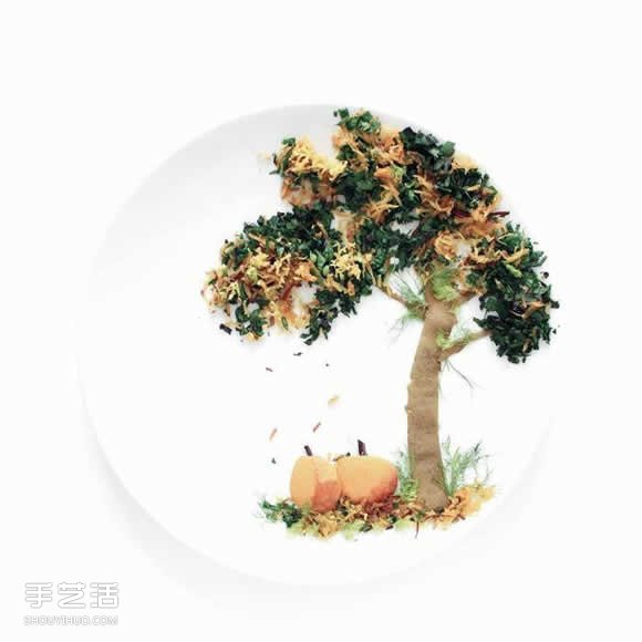盤子上的藝術(shù) 利用蔬果廚余創(chuàng)作的烹飪畫布 -  rpnrmr.com