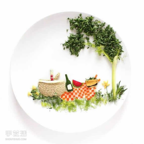 盤子上的藝術(shù) 利用蔬果廚余創(chuàng)作的烹飪畫布 -  rpnrmr.com