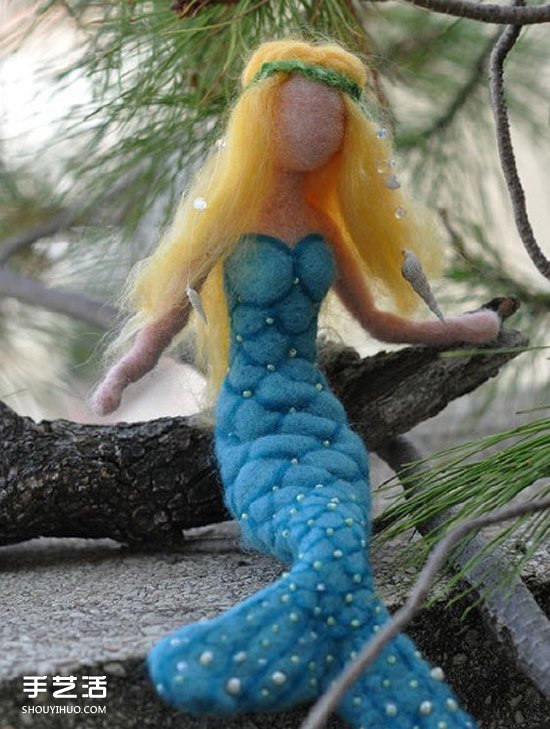 讓美人魚形象盡毀的羊毛氈作品圖片 -  rpnrmr.com