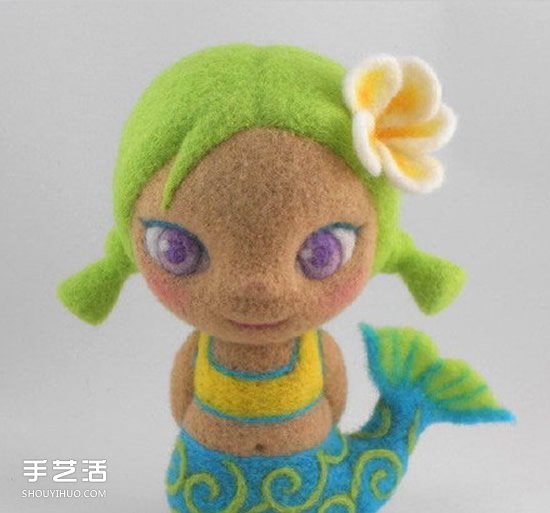 讓美人魚形象盡毀的羊毛氈作品圖片 -  rpnrmr.com