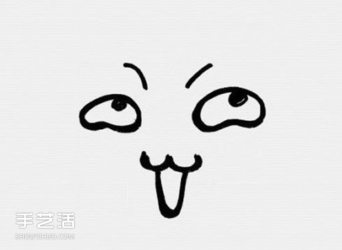 卡通風(fēng)格表情簡(jiǎn)筆畫 簡(jiǎn)筆畫搞怪表情的畫法 -  rpnrmr.com