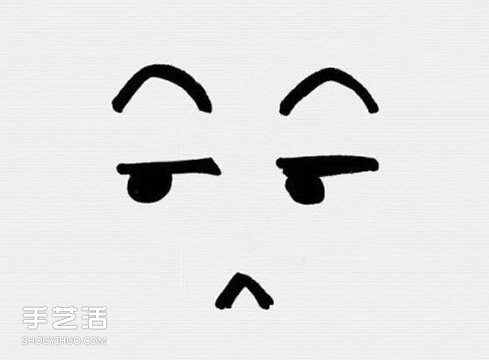 卡通風(fēng)格表情簡(jiǎn)筆畫 簡(jiǎn)筆畫搞怪表情的畫法 -  rpnrmr.com