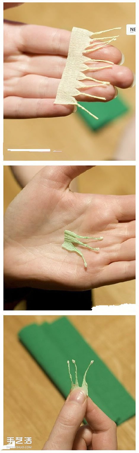 素雅山茶花的折法圖解 皺紋紙山茶花折紙教程 -  rpnrmr.com