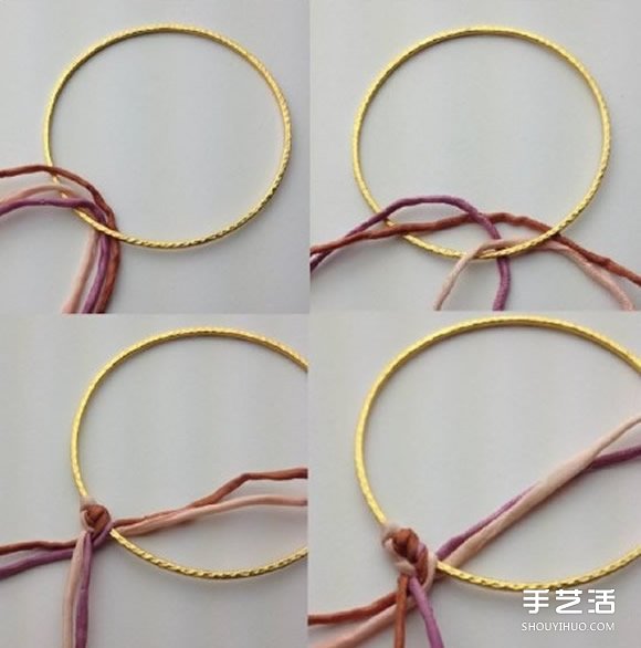 手工改造金手鐲 民族風(fēng)手鐲的編織方法圖解 -  rpnrmr.com