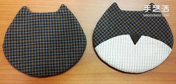 不織布貓咪頭零錢包DIY 布藝貓咪頭零錢包制作 -  rpnrmr.com