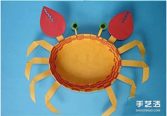 兒童螃蟹手工制作圖片 簡(jiǎn)單可愛小螃蟹制作教程 -  rpnrmr.com