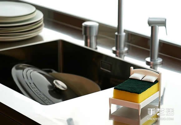 床鋪造型菜瓜布架 兼具趣味和實(shí)用性的設(shè)計(jì) -  rpnrmr.com