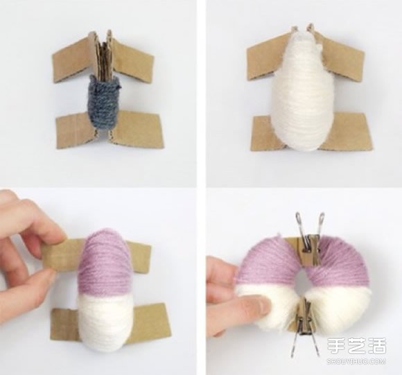 毛線球小房子的做法 可愛毛線小屋手工制作 -  rpnrmr.com