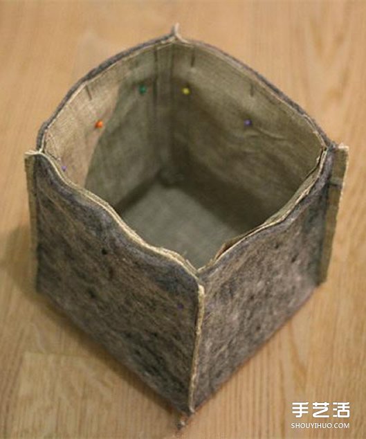 不織布置物筐手工制作 森系收納布筐DIY教程 -  rpnrmr.com
