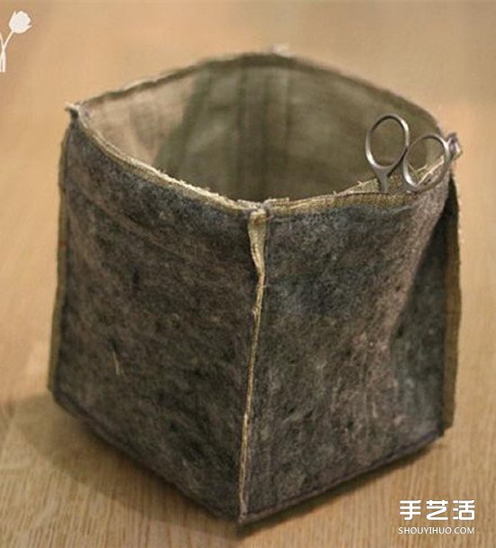 不織布置物筐手工制作 森系收納布筐DIY教程 -  rpnrmr.com